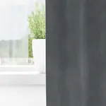 Плотные шторы , 2 шт., светло-серые, 140 x 140 см, бархатные vidaXL - фото 3