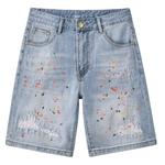 Джинсовые шорты унисекс Maserati, синий - фото