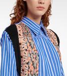 Платье-рубашка с принтом Prada, Vaniglia Ara - фото 4