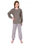 Пижама NORMANN, серый - фото
