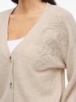 Вязаный кардиган VILA VISebora, Stone - фото 6