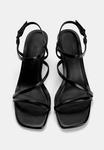 Сандалии High heeled sandals PULL&BEAR, черный - фото 3