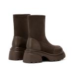 Ботинки на щиколотку 6,5 см женские ST&SAT, хаки - фото 11