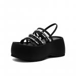 Босоножки женские классические черный Jooc - фото