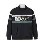 Levis Левис утепленная куртка Black для подростков - фото