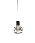 Мини-Подвесной светильник Secure 1 light Cwi Lighting, black - фото