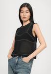 Топ Tory Burch Top, Black - фото 5