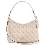 COACH Сумка через плечо из холста с кожаными вставками - фото 2