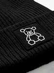 Neverless Шапка 'Teddy Polygon' в черном цвете - фото 3
