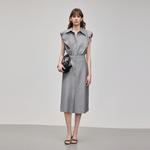 ELLE Платье без рукавов Women's Medium Gray - фото 8