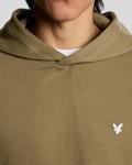 Толстовка Lyle & Scott Diagonal Weave, оливковый - фото 5