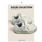 Низкие женские скейтерские кроссовки DOLIN COLLECTION, экрю - фото 5