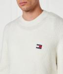 Свитер мужской Tommy Jeans Regular Fit, белый - фото 4