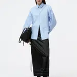 Рубашка с плиссировкой ADER ERROR, светло-голубой - фото 5