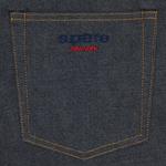 Шорты Supreme Rigid Baggy Selvedge Denim Short, синий - фото 3