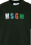 Футболка с принтом Msgm, Black - фото 3