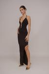 Платье WAL G. ADALEE BACKLESS MAXI DRESS, Black - фото 2
