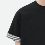 Футболка мужская черная Bottega Veneta, черный - фото 5