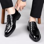 Мужские черные туфли XIAOTOULANG - фото 9