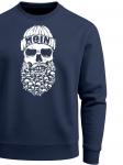 Neverless Свитшот 'Moin Skull' в цвете Navy - фото 6
