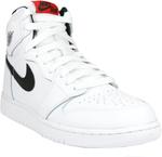 Air Jordan 1 Retro OG (Детские кроссовки), White/White/University Red/Black - фото 3