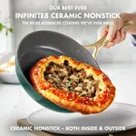 Набор посуды GreenPan GP5, 15 предметов, зеленый / черный - фото 2