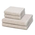 Набор полотенцев Cawoe, 50x100 см, бежевый - фото