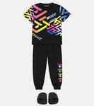 Хлопковые спортивные штаны с логотипом Safety Pin Versace, черный - фото 2