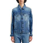 Куртка мужская Palm Angels джинсовая, синий / белый - фото 6