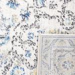 Ковер-дорожка SAFAVIEH, 69 x 427 см, Madison Collection, Turquoise & Ivory, дизайн Snowflake Medallion Distressed, без линьки и простой в уходе, идеален для помещений с высокой проходимостью в гостиной, спальне (MAD603K) - фото 5