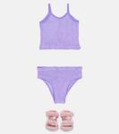 Раздельный купальник Hunza G, фиолетовый - фото 2