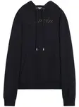Худи с вышитым логотипом Lanvin, черный - фото