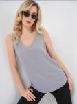 Bigdart Топ в сером цвете - фото