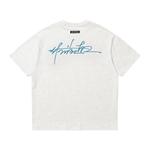 Футболка унисекс COLDSTONE, светло-серая, красная вышивка - фото 4