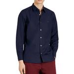 Рубашка мужская темно-синяя Burberry, темно-синий - фото 3