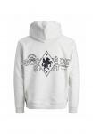 Худи Jack & Jones Hoodie, White Melange/Off-White - фото 7