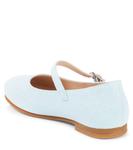 Блестящие балетки мэри джейн Il Gufo, синий - фото 2