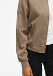 Толстовка VILA Zip-up sweatshirt, Fossil/Brown - фото 5