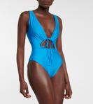 Купальник с вырезом Cava Jade Swim, Cyan Sheen - фото 2