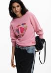 Толстовка Desigual WITH LOGO BEADS, Pink - фото