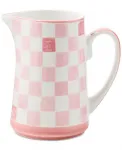 Розовый клетчатый кувшин Mackenzie-Childs - фото