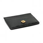 VERSACE Кожаный картхолдер унисекс черный - фото 4