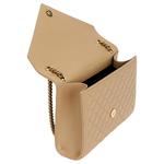 Сумка-конверт из телячьей кожи Medium Women's Beige SAINT LAURENT - фото 4