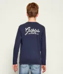 Лонгслив regular fit Guess, темно-синий - фото 3