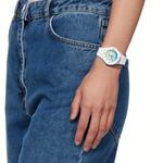 CASIO Часы Analog LRW 200H 2E2V, Blue Dial and White Band - фото 4