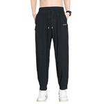 Повседневные брюки унисекс Jeep, черные с эластичными манжетами - фото 4