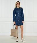 Платье из денима Calvin Klein Jeans, синий - фото 2