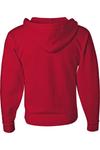 Толстовка с капюшоном JERZEES NuBlend на молнии, цвет true red - фото 2