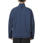 Куртка Adidas Loose Casual Splicing Windproof Stand Collar, синий - фото 3