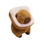 Плюшевая игрушка милая капибара высота 22 см Happy Fish - фото